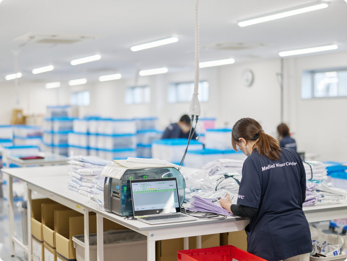 自社工場の一貫体制